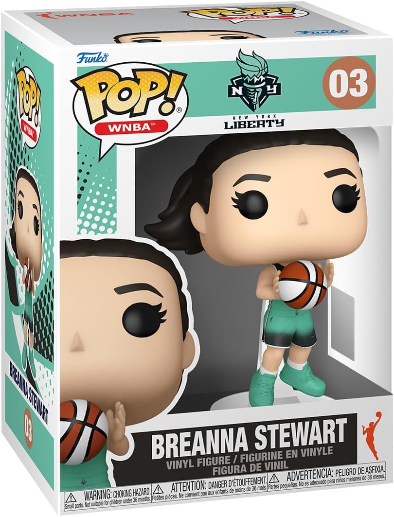Funko Pop! WNBA - New York Liberty (03) Breanna Stewart Vinylfigur 9cm