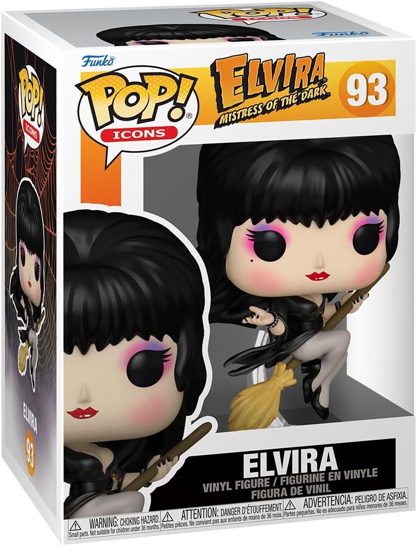 Funko Pop! Icons - Elvira Mistress Of The Dark (93) Elvira Vinylfigur 9cm