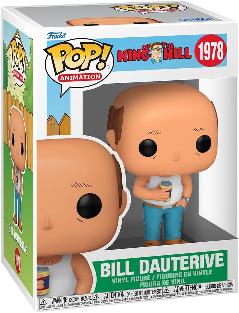 Funko Pop! Animation – King Of The Hill (1978) Bill Dauterive Vinylfigur 9cm
