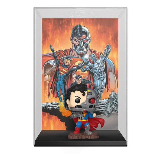 Funko Pop ! Comic Cover Dc - (21) Cyborg Superman - Statutetta Vinyl Figure 9Cm