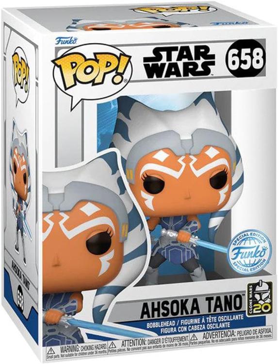Funko Pop! Star Wars - (658) Ahsoka Tano Special Edition Vinyl Figure 9cm