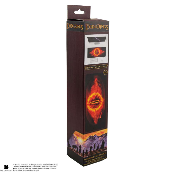 The Lord Of The Rings „Auge Saurons“ Tastatur-Mauspad Gaming XXL