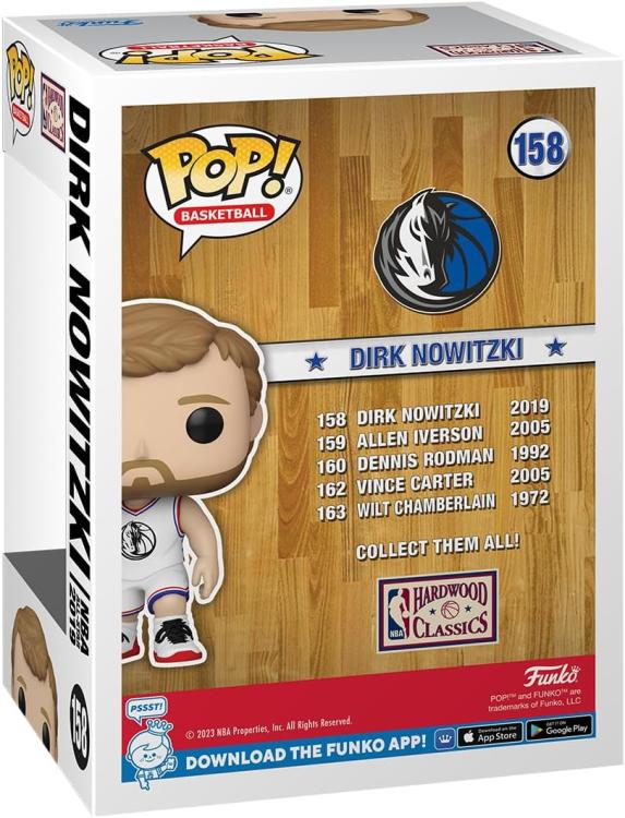 Funko Pop! Basketball NBA All Stars - (158) Dirk Nowitzki (2019) Figur Mavs