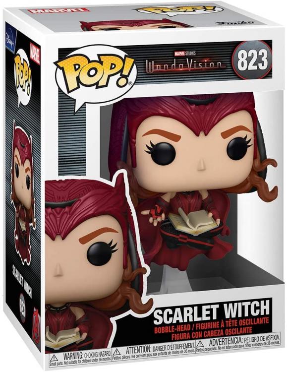 Funko Pop ! Marvel - Wandavision (823) Scarlet Witch - Figure Vinyl Bobble 9Cm