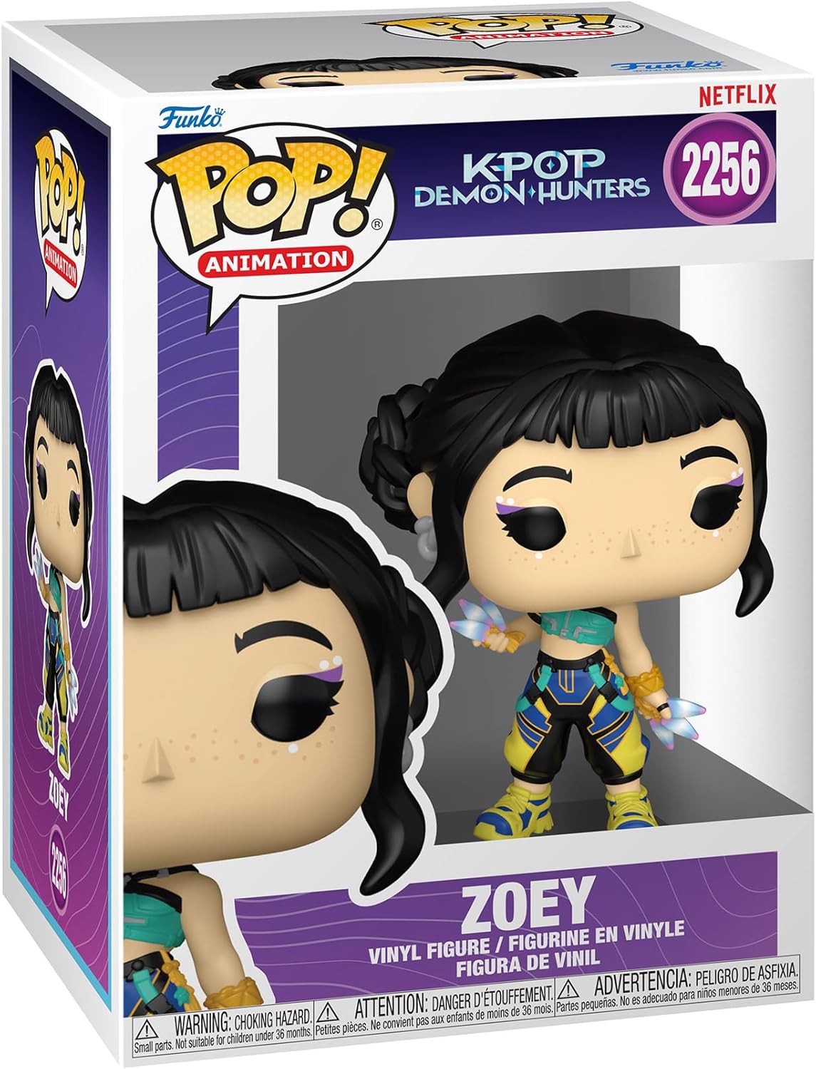 Funko Pop Animation - KPop Demon Hunters (2256) Zoey Figur Vinyl 9cm