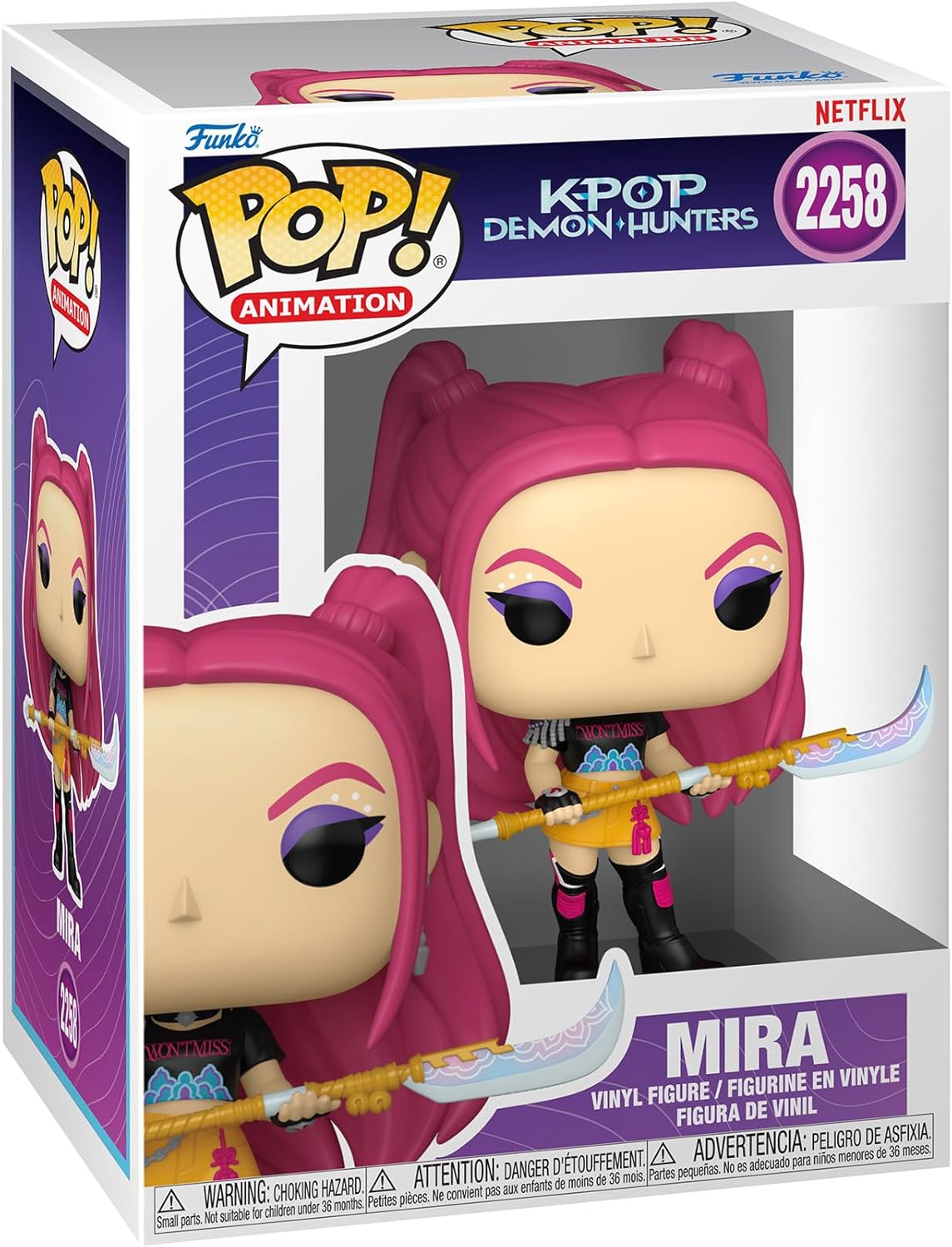 Funko Pop Animation - KPop Demon Hunters (2258) Mira Figur Vinyl 9cm