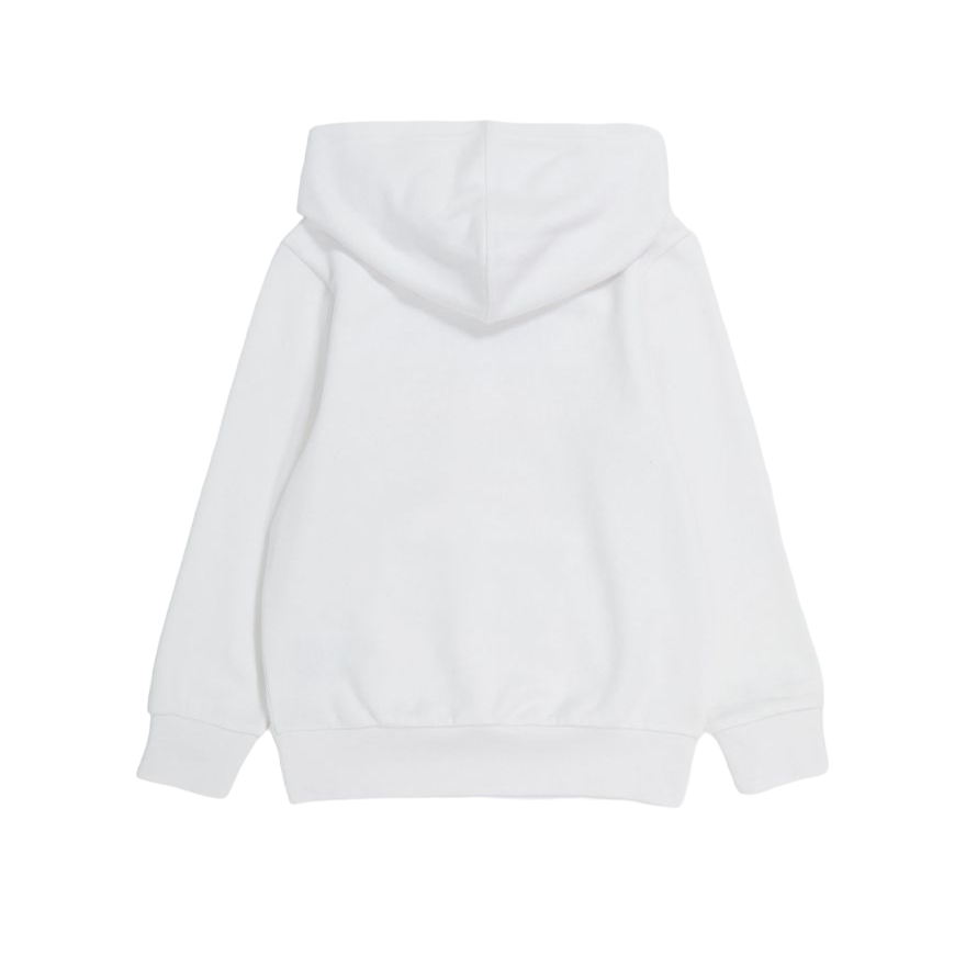 Champion felpa con cappuccio in felpina leggera con logo sul petto Legacy 306512 WW001 bianco