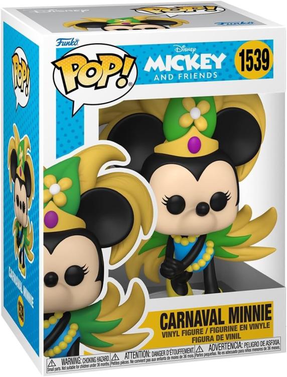 Funko Pop Disney Mickey & Friends (1539) Karneval Minnie Vinylfigur 9 cm