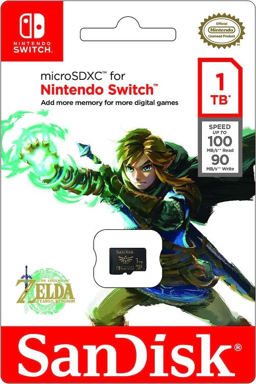 Nintendo Switch Sandisk Microsdxc 1Tb Speicher Micro SD Offizielle Zelda Karte