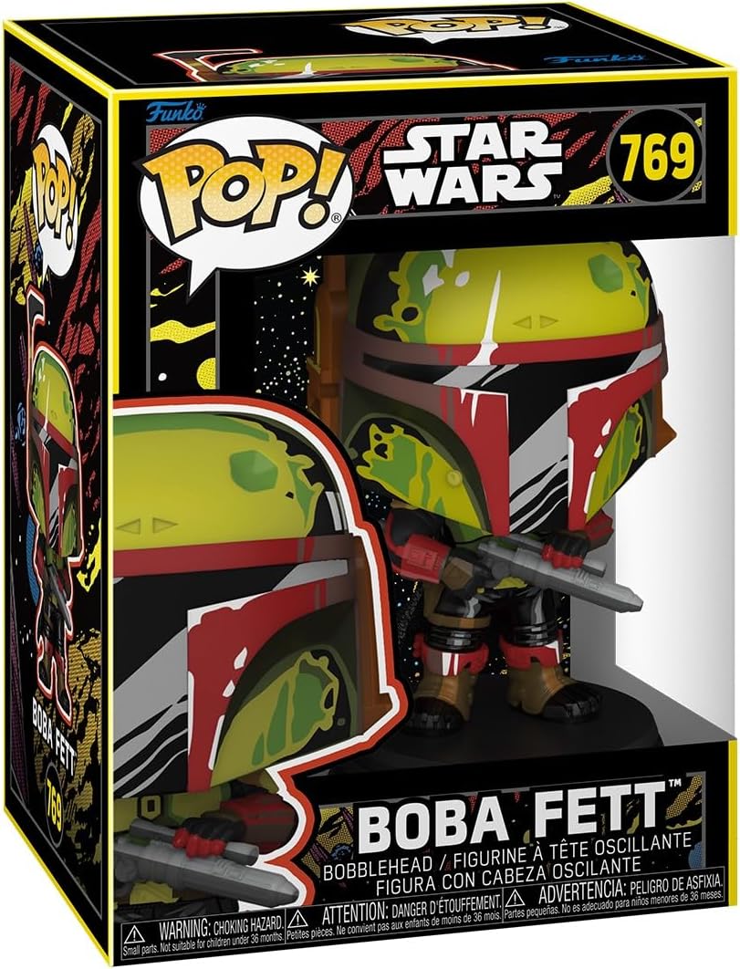 Funko Pop ! Movies - Star Wars (769) Boba Fett (Retro) Figure PREORDER