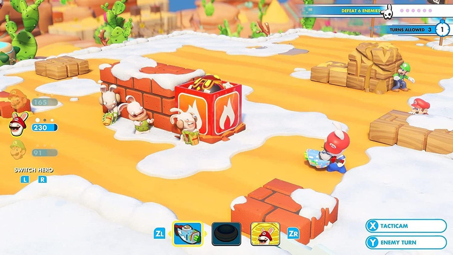 Mario + Rabbids Kingdom Battle Gold Edition Nintendo Switch Videospiel Italienisch