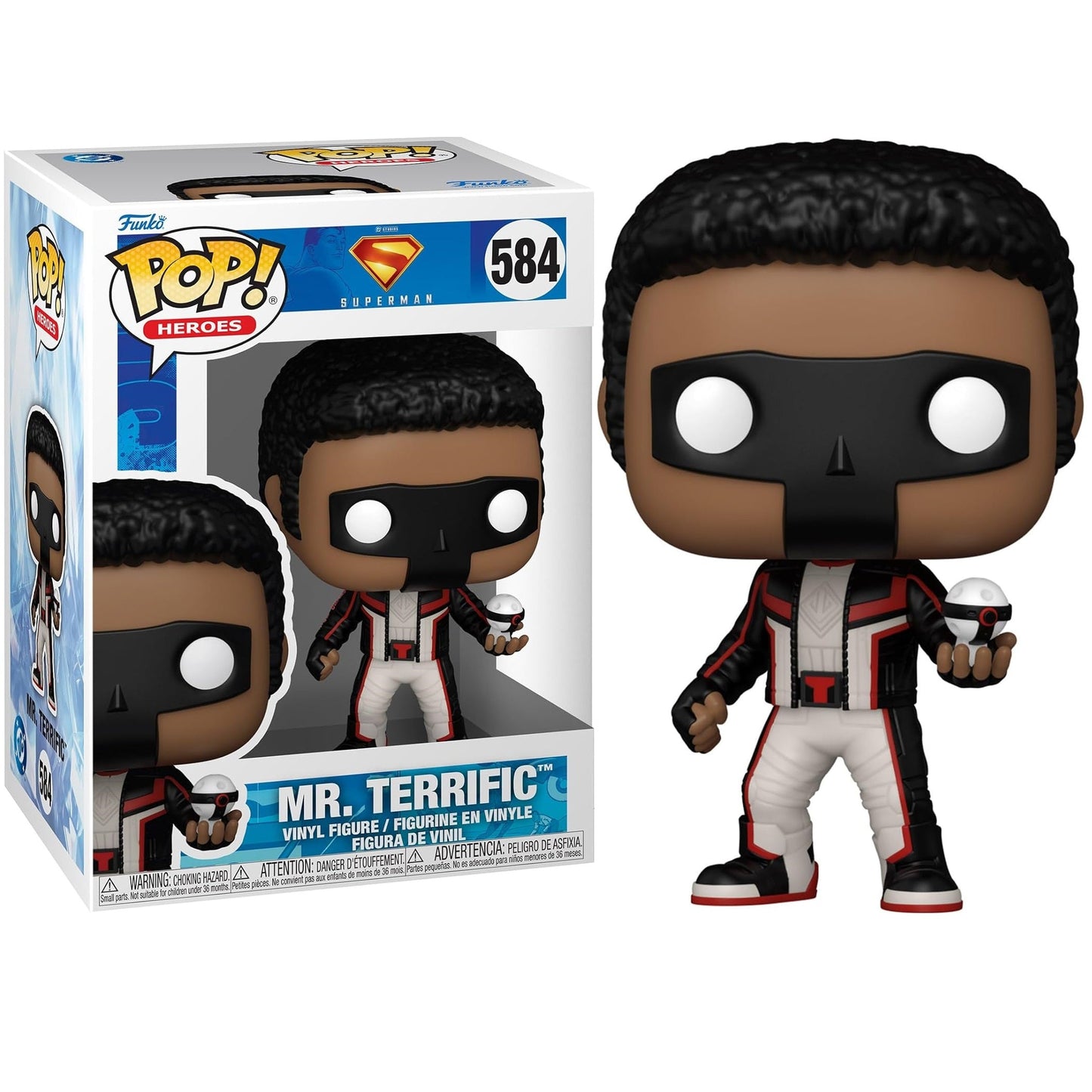 Funko Pop! Heroes DC Superman 2025 (584) Mr. Terrific Vinyl-Figur 9cm