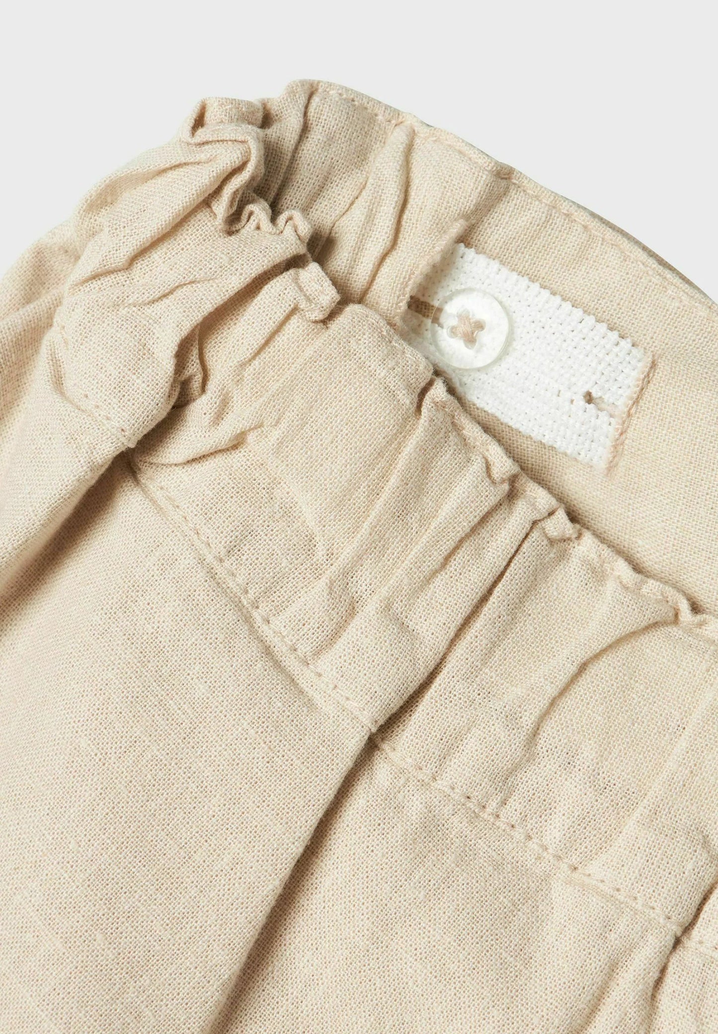 name it Pantaloncino Casual Bimba NMFFALINNEN 13240516 Beige | 2-7 Anni