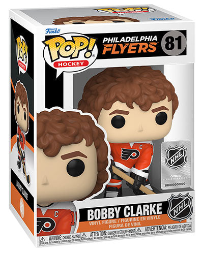 Funko Pop! Hockey NHL Legends Philadelphia Flyers (81) Bobby Clarke Figur 9 cm