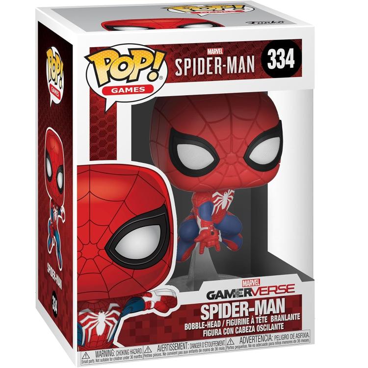 Funko Pop ! Games Marvel Spider-Man Gamereverse - (334) Spiderman Figure Ps4