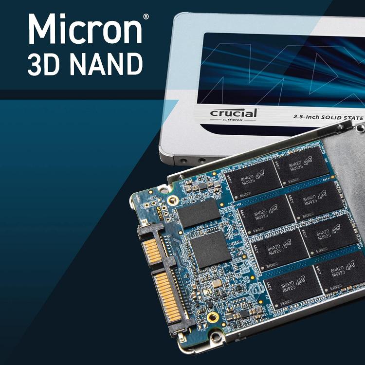 CRUCIAL MX500 SSD INTERNO 1TB 3D NAND SATA DA 2,5 POLLICI CT1000MX500SSD1 PS5