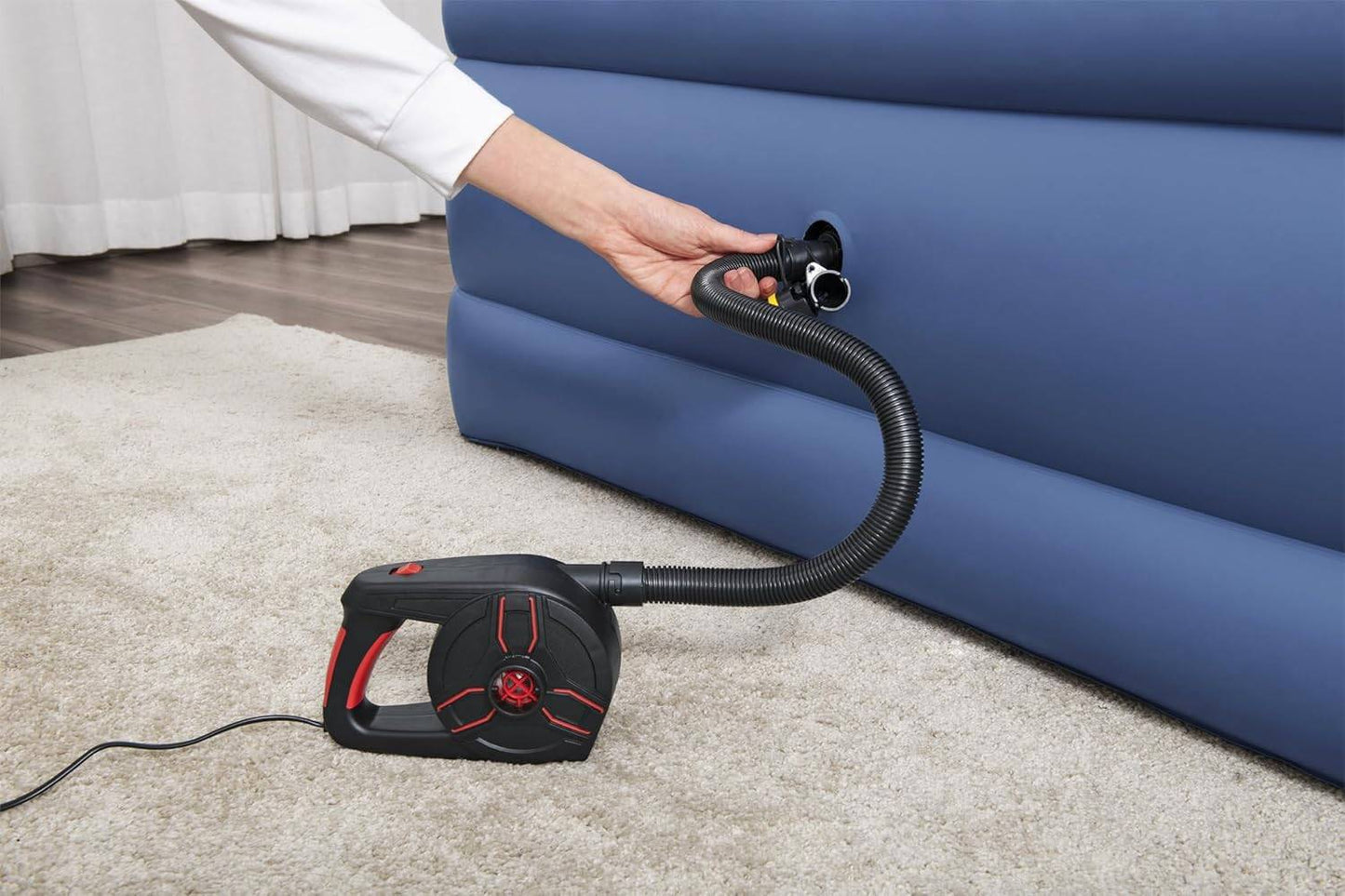 Pompa Di Gonfiaggio Elettrica 240V Con 4 Adattatori Bestway