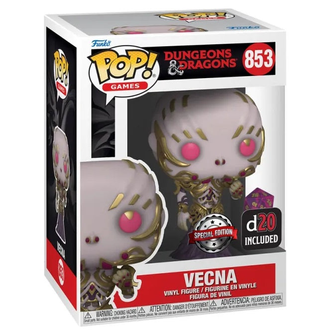 Funko Pop! Games Dungeons & Dragons – (853) Vecna W/ D20 Figur Special 9cm