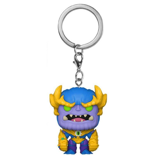 Funko Pop! Pocket Marvel Monster Hunters (Thanos) Schlüsselanhänger-Vinylfigur