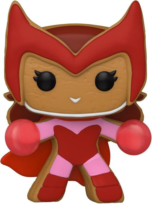 Funko Pop ! Marvel Holiday (940) Gingerbread Scarlet Witch Vinyl-Figur 9 cm