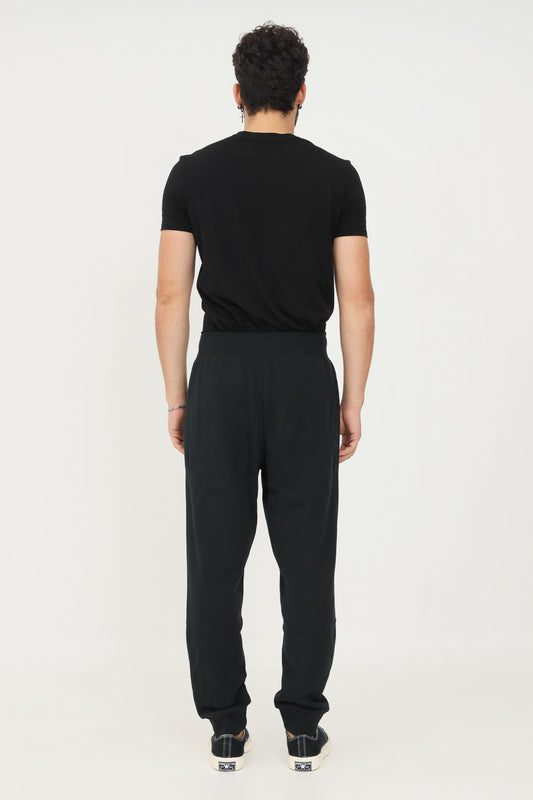 Converse Pantalone sportivo da uomo Regular Rib All Star 10023306-A02 nero