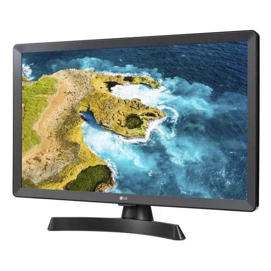 Lg Smart Tv 24" 24Tq510S-Pz Monitor Led Fhd Hdmi Digitale Terrestre Dvb-T2 Nero