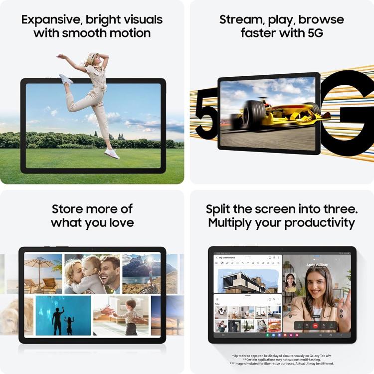 Samsung Galaxy Tab A9+ 11" Wi-Fi RAM 8GB/128GB Android Tablet SM-X210 Graphit