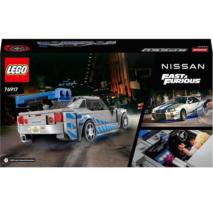 Lego Speed Champions Nissan Skyline Gt-R „Fast & Furious“ 76917 Modellbausatz 319 Teile