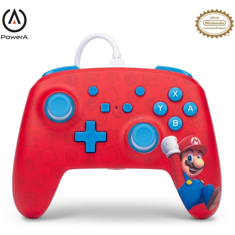 PowerA Enanched Wired Controller Kabelgebunden Programmierbar Nintendo Switch (Super Mario)