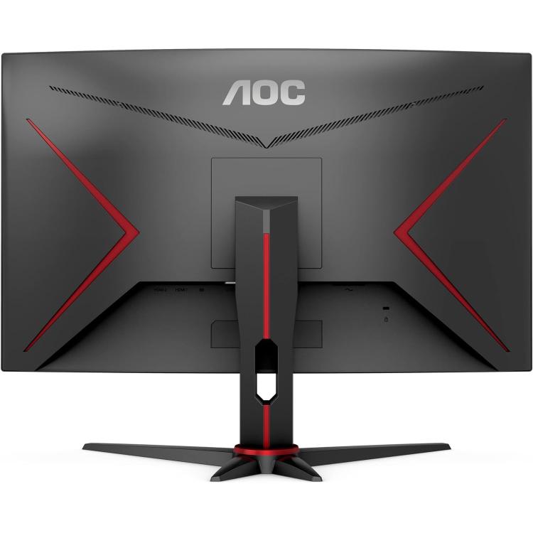 Aoc Monitor 27" Curvo Gaming Full Hd Fhd Wifi 165hz Va C27g2e Nero Red/Black