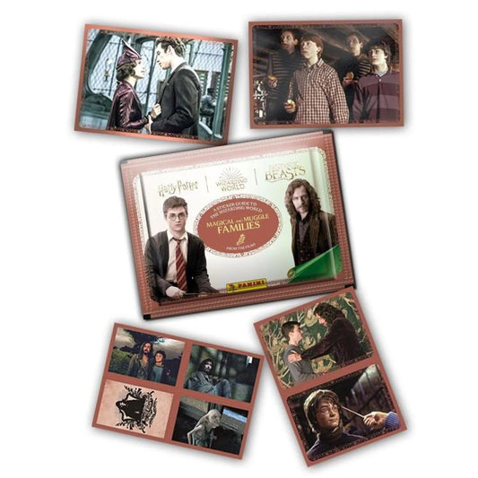 Panini Harry Potter Blister 5 Bustine + 1 Card Sticker Album: Famiglie Magiche