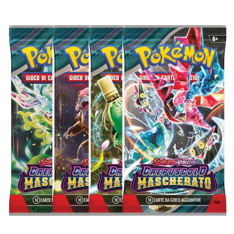 Pokemon Erweiterung 3 Booster Maskeraden-Zwielicht Karmesin & Purpur De "Snorlax"