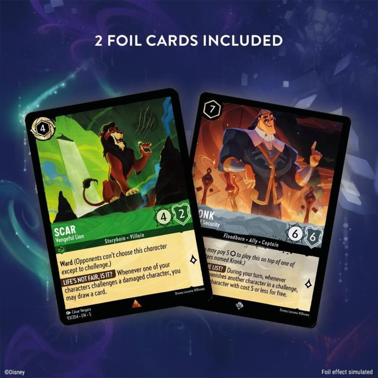 Disney Lorcana (Shimmering Skies) Booster Pack Display Da 24 Buste Card Game Eng