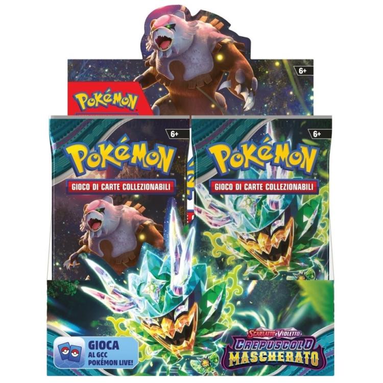 Pokemon Box 36 Booster Maskerader Zwielicht Karmesin/Purpur TCG-Karten GCC It