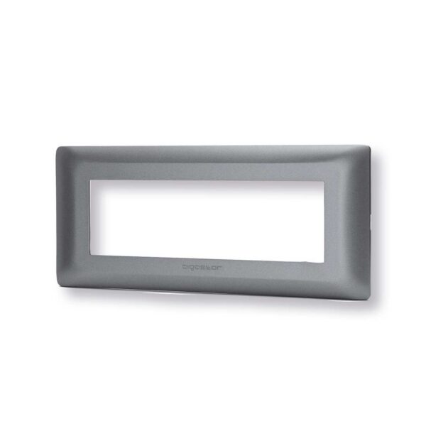 Placca per 6 moduli della linea Matix - Design Moderno e Funzionale