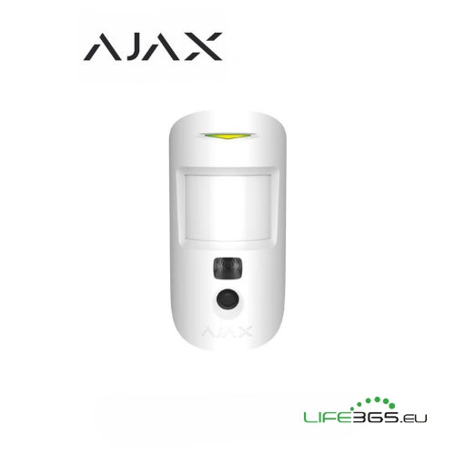 Ajax Sensore di movimento con fotocamera (MotionCam) bianco