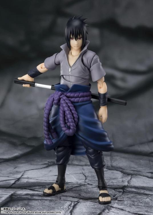 BANDAI SH FIGUARTS : NARUTO SHIPPUDEN (SASUKE UCHIHA) HATRED FIGUR ANIME 15CM
