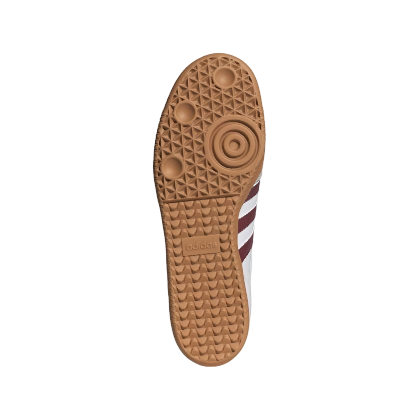 Adidas Originals scarpa sneakers da uomo Samba OG IF3813 bianco-borgogna