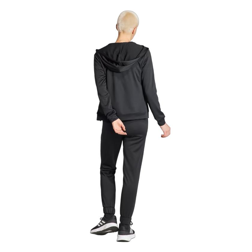 Adidas Tuta sportiva da donna Track Linear HZ2258 nero-bianco