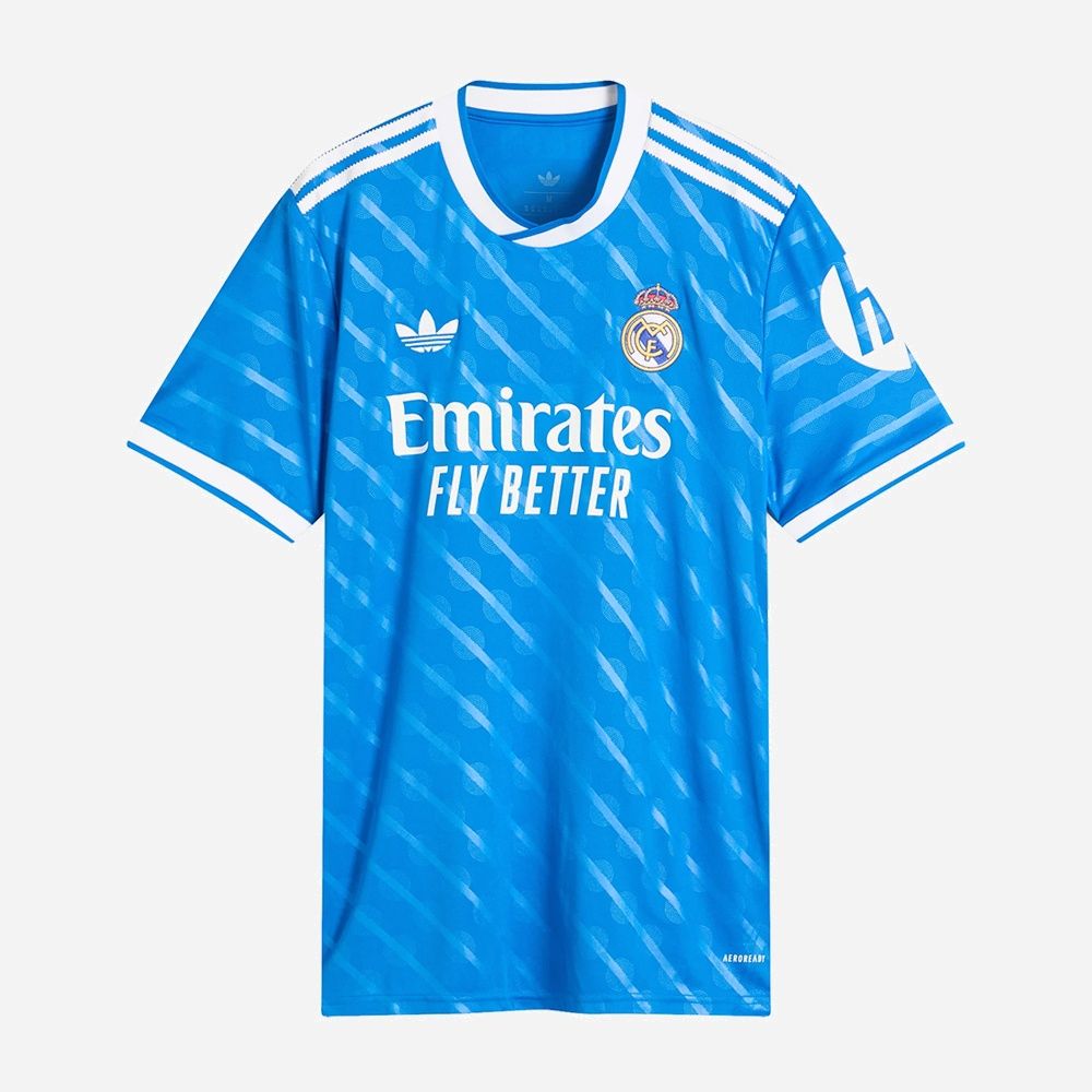 Adidas Maglia Real Madrid 3 Uomo Azzurra - JV5845
