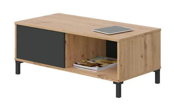 Couchtisch Eiche/Anthrazit 100X50X40H
