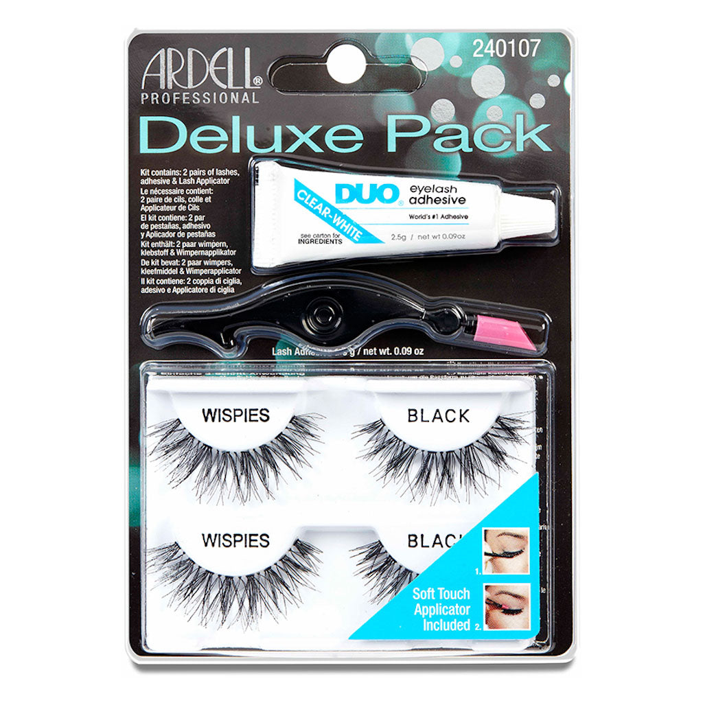 Ardell Wispies Black Deluxe Pack Wimpern