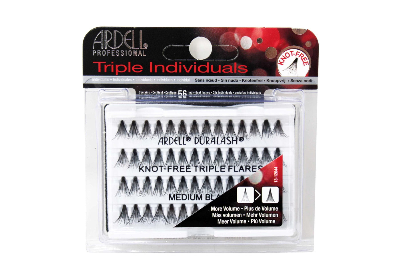 Ardell Wimpern Triple Individuals Medium Black knotenfrei