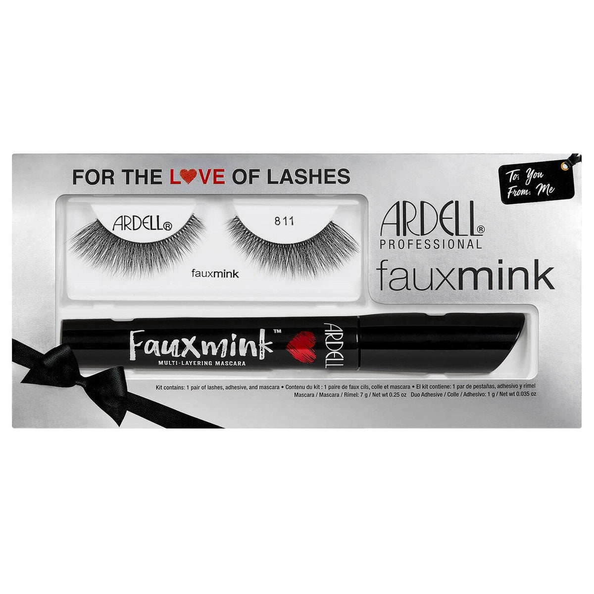 Ardell Faux Mink Lashes 811 kit + Mascara Ref.71140