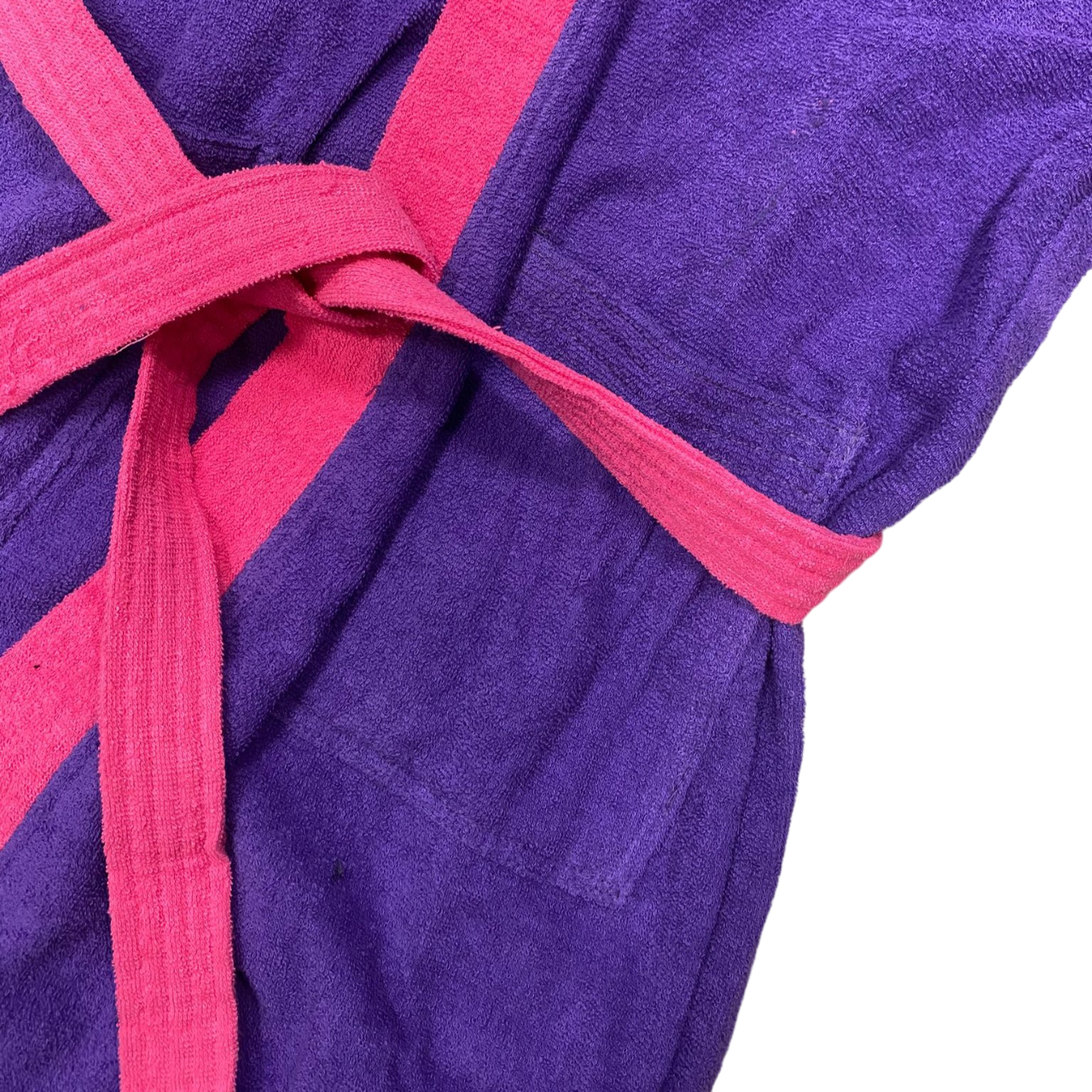 Arena Accappatoio Cotton Robe Bicolor Unisex Viola Rosa - 011690 990
