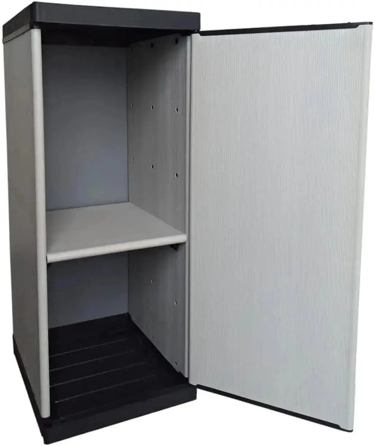 Harzschrank niedrig 2 Böden 34x39,5x85h