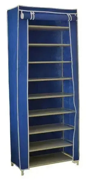 Armadio scarpiera in TNT blu: la soluzione robusta per organizzare le scarpe