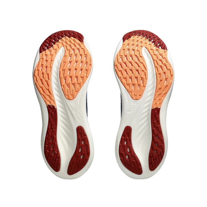 Asics Gel Nimbus 26 1011B794-404 Blu Arancio - Scarpa Running Uomo Ammortizzazione Massima