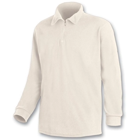 Astrolabio Maglia in micropile a mezza zip da ragazzi JR8A 016 bianco