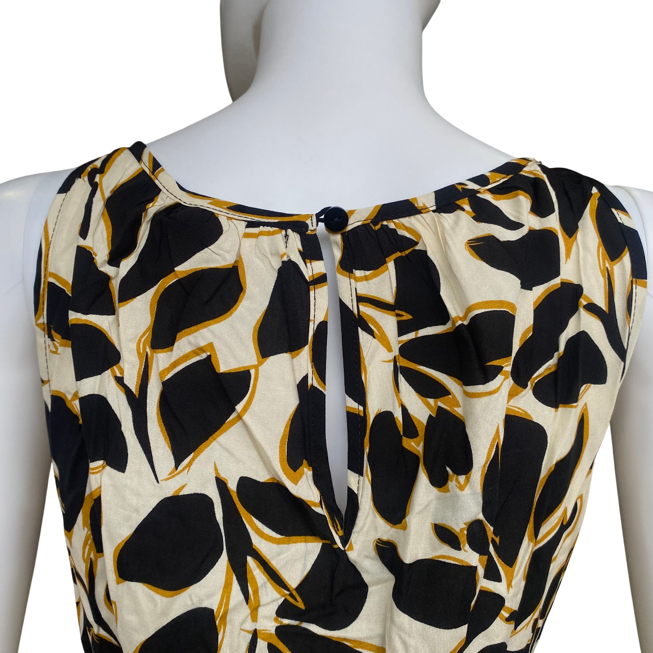 Astrolabio Vestito Smanicato Donna a Fantasia CA6F 500 Nero | Eleganza Estiva